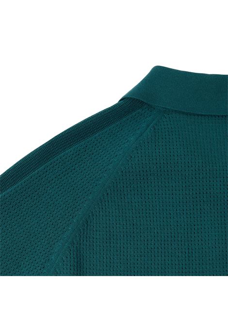 Maglia in Cotone Crepe Extrafine - Verde Malachite PAOLO PECORA | Maglieria | A041 F3005300